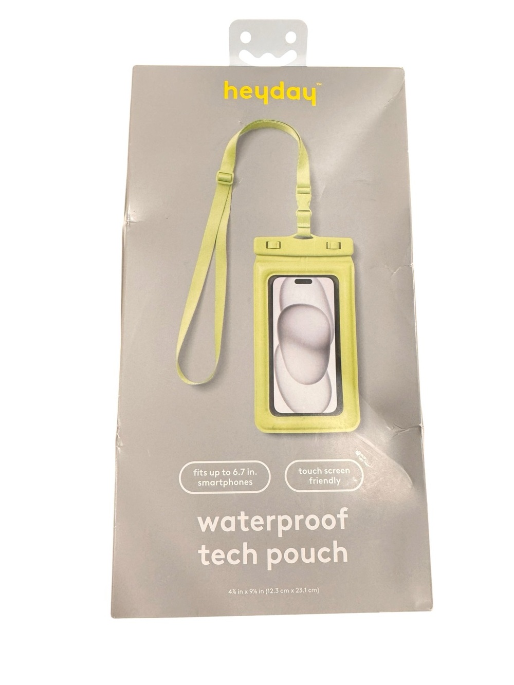 heyday Waterproof Tech Pouch - Lime